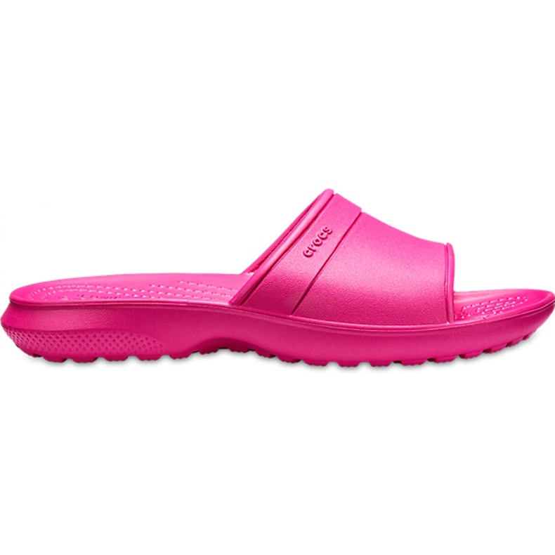 Crocs Classic Slide Kids pink 204981 6XO ružičasta