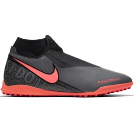 Obuća za nogomet Nike Phantom Vsn Academy Df Tf AO3269 080 siva siva