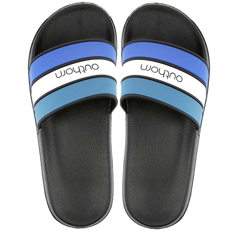 Muške Outhorn plave papuče HOL20 KLM601 33S bijela plava