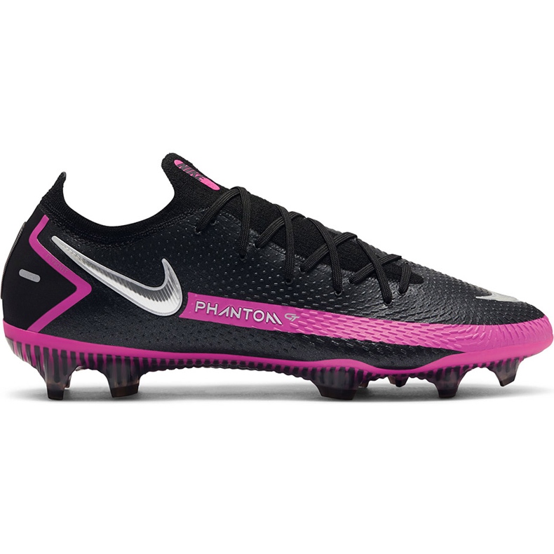 Nike patike za nogomet Phantom Gt Elite Fg CK8439 006 crno crno