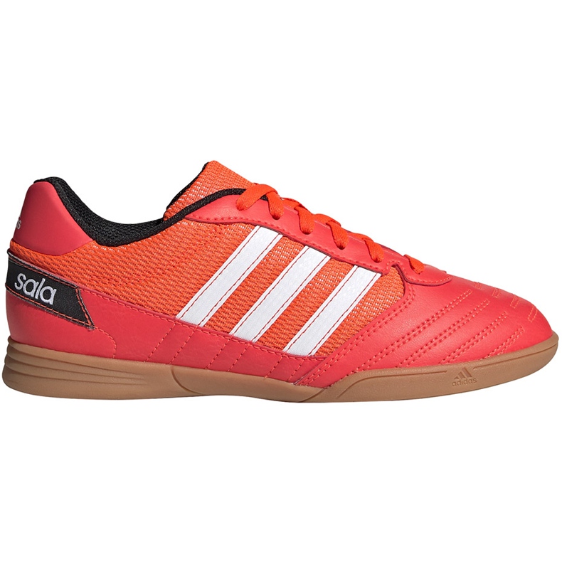 Crvene nogometne cipele Adidas Super Sala Junior FV2639 crvena crvena