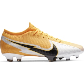 Nike nogometne tenisice Mercurial Vapor 13 Pro Fg AT7901 801 žuti narančasta