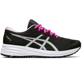Ženske tenisice za trčanje Asics Patriot 12 crne i ružičaste 1012A705 002 crna ružičasta