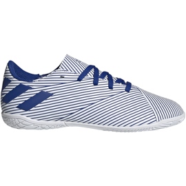 Adidas Nemeziz 19.4 U bijelim i plavim nogometnim cipelicama J17 EF1754 višebojan plava