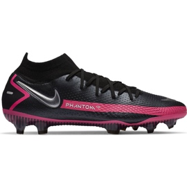 Nike patike za nogomet Phantom Gt Elite Df Fg CW6589 006 crna crna