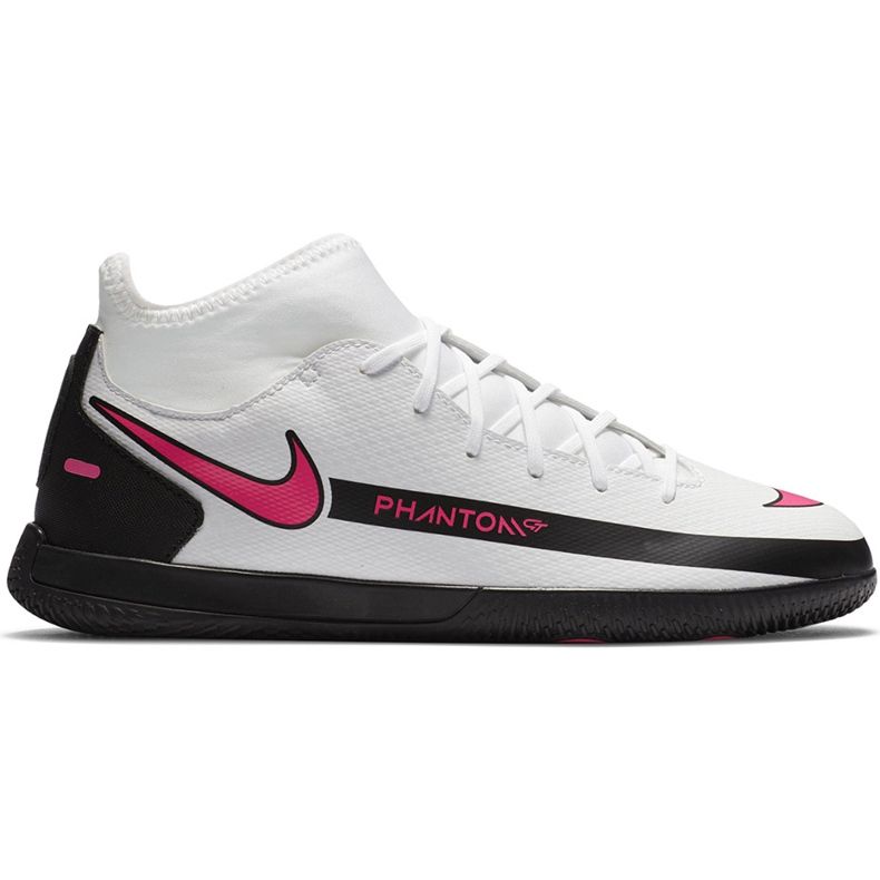 Nike Phantom Gt Club Df Ic Junior CW6728 160 cipele za nogomet bijela bijela