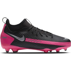 Nike Phantom Gt Academy Df FG / MG Junior CW6694 006 nogometne cipele crna crna