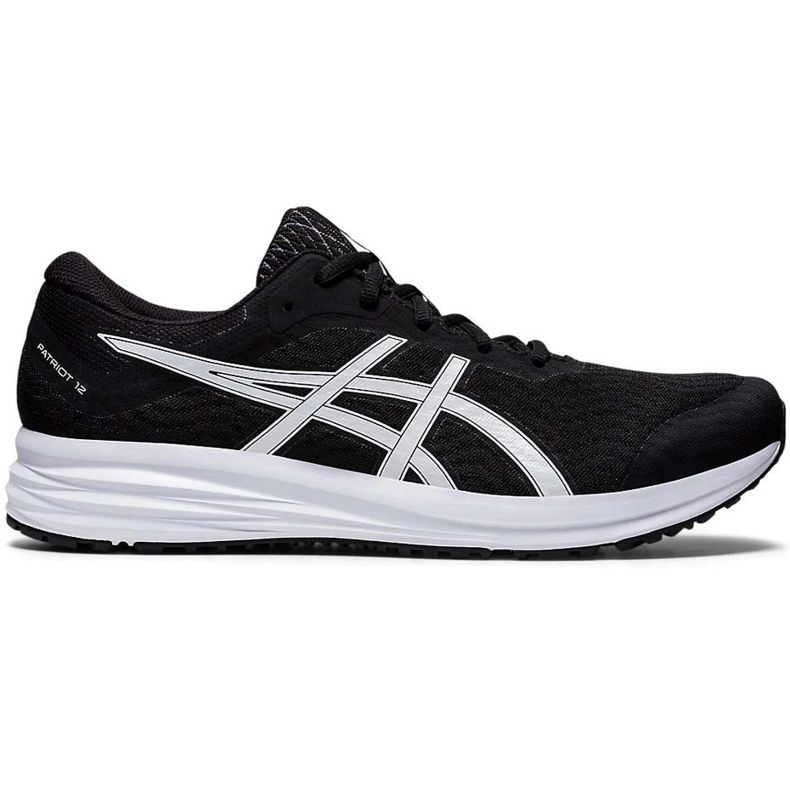 Asics Patriot 12 crne muške cipele za trčanje 1011A823 001 crno