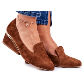 Exquisite Ženske hlače izuzetne smeđe boje 1205 smeđa