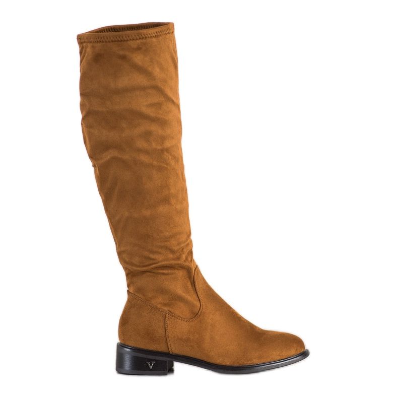 VINCEZA čizme od antilopa smeđa