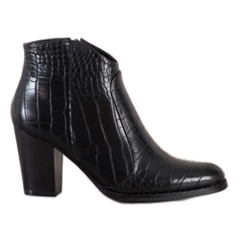 Filippo Modne čizme Snake Print crna