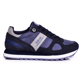 Ženske sportske cipele Tenisice Big Star Navy Blue GG274676 tamnoplava plava siva