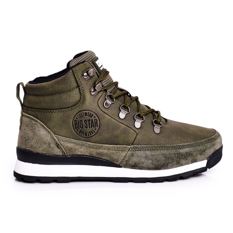 Ženske cipele za treking Big Star Khaki GG274617 siva zelena