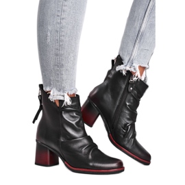 Ženske čizme na visoku petu Maciejka crna 04757-01