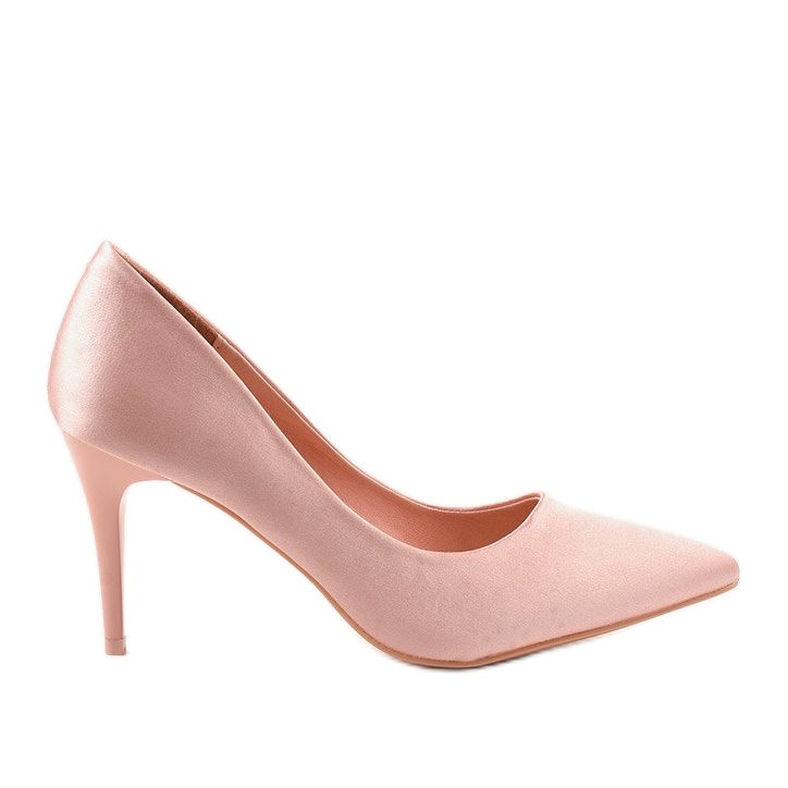 Ružičaste pumpe na peti LEI-160 ružičasta
