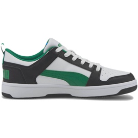 Puma Rebound LayUp Lo Sl M 369866 12 bijela crno zelena