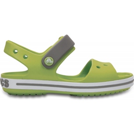 Crocs sandale za djecu Crocband Sandal Kids zelena i siva 12856 3K9