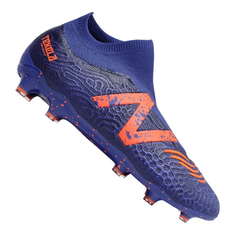 Kopačke za nogomet New Balance Tekela v3 Pro Fg BG3 M 814510-60 raznobojna ljubičasta