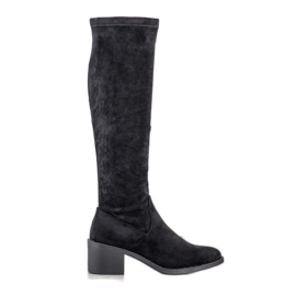 Filippo Slip-on čizme na petu crna