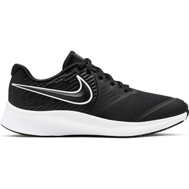 Nike Star Runner 2 dječje cipele crno -bijele AQ3542 001