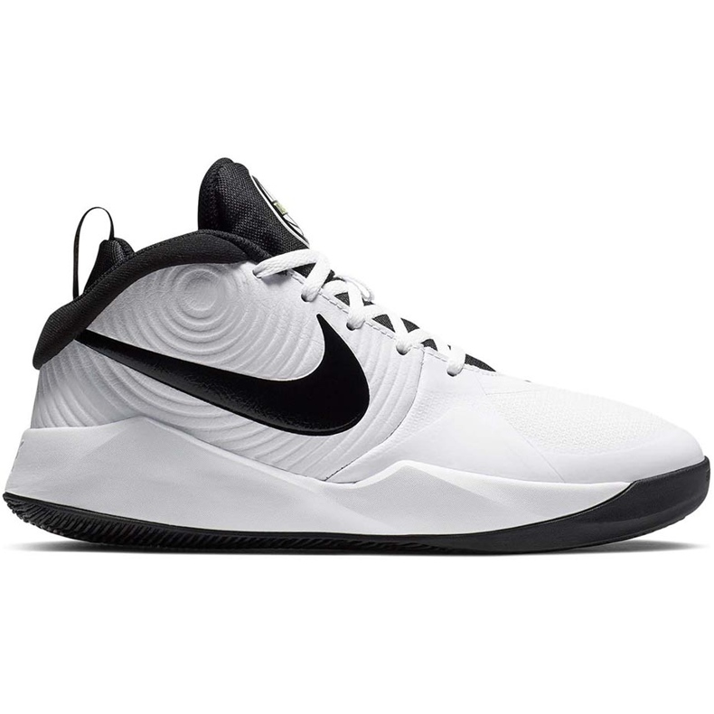 Nike team Hustle D 9 Gs bijele AQ4224 100 dječje cipele bijela crno bijela