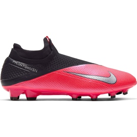 Nike Phantom Vsn 2 Elite Df Fg CD4161 606 patike za nogomet višebojan crvena