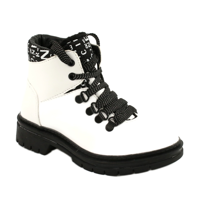 Ispis Modne bijele čizme Evento 20DZ60-3232 bijela crno