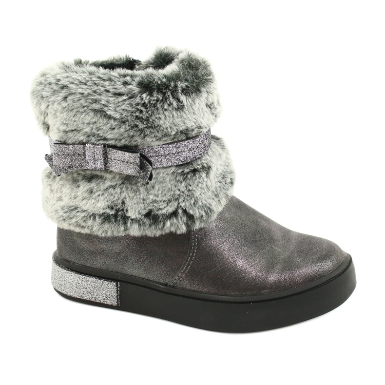 American Club Američke čizme od patentnog zatvarača GC26 / 20 od kositra srebro siva