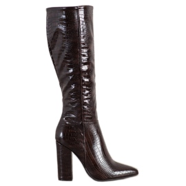 Seastar Čizme Snake Print crna