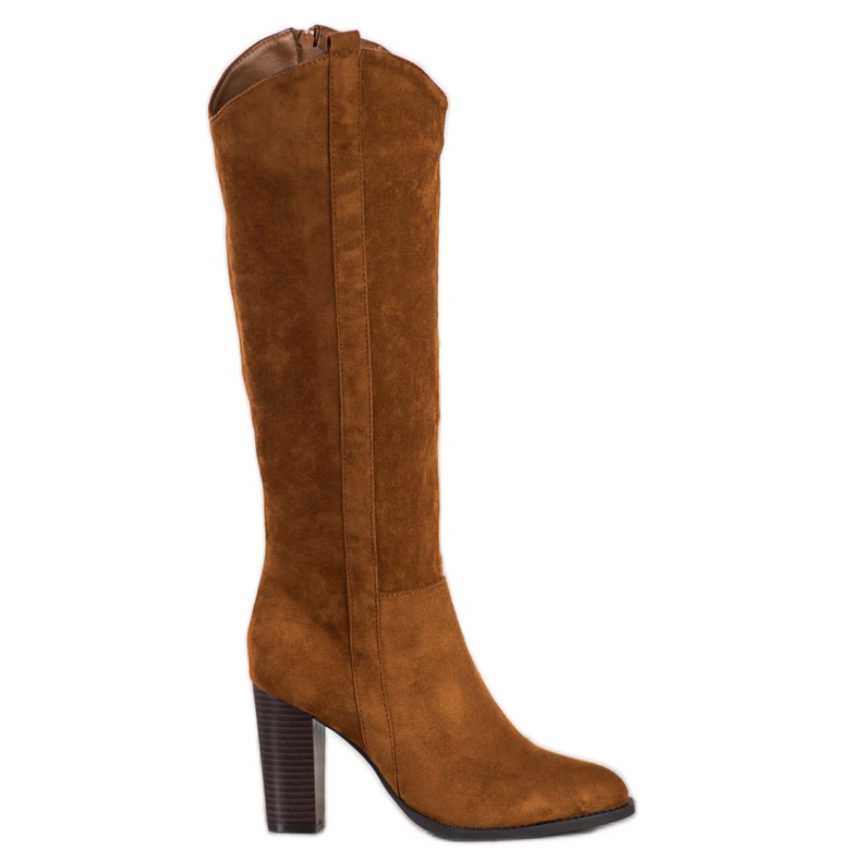 Seastar Elegantne čizme na stupu smeđa