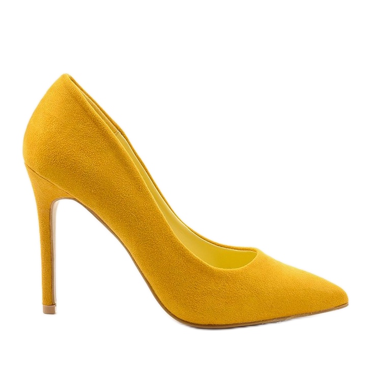 Žute klasične Hyirnar štikle od antilopa žuta boja