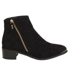 Čizme bademasti crni antilop 88168-1 Crna