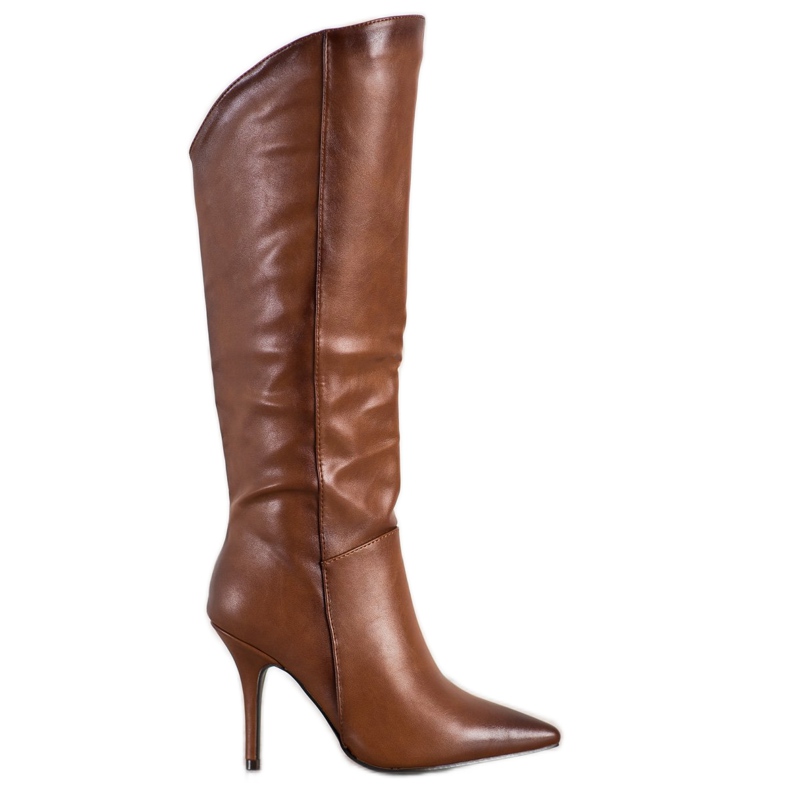 Seastar Čizme na visoku petu smeđa