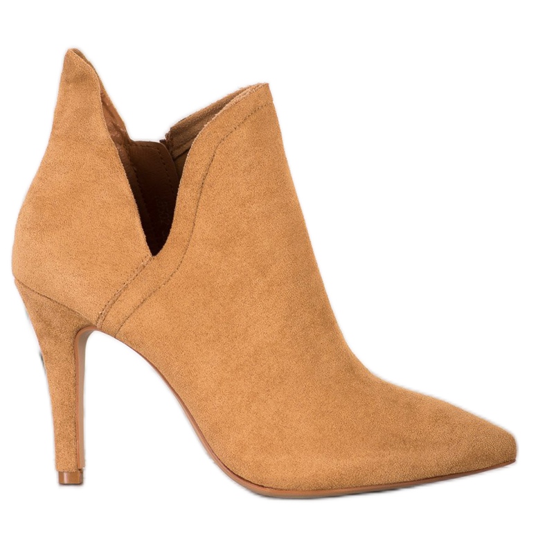 Bella Paris Elegantne čizme na visoku petu smeđa