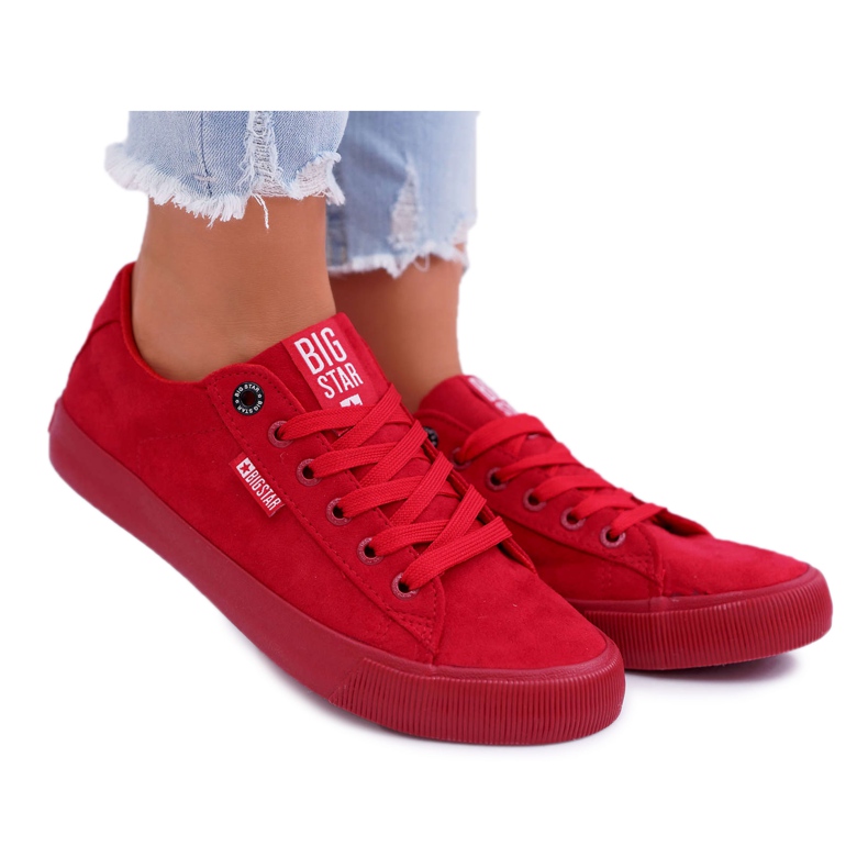 Ženske tenisice Big Star Suede Red EE274044 crvena