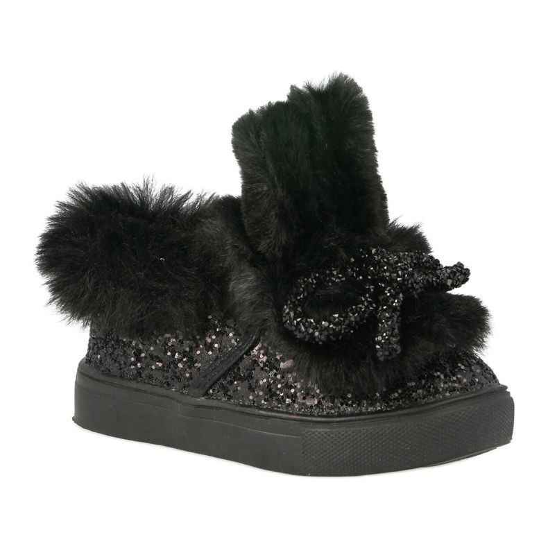 FRROCK Dječje crne tople tenisice Mumi crno