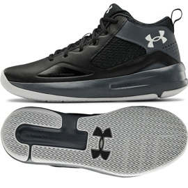 Under Armour Lockdown 5 M 3023949-001 cipele siva, crna crna