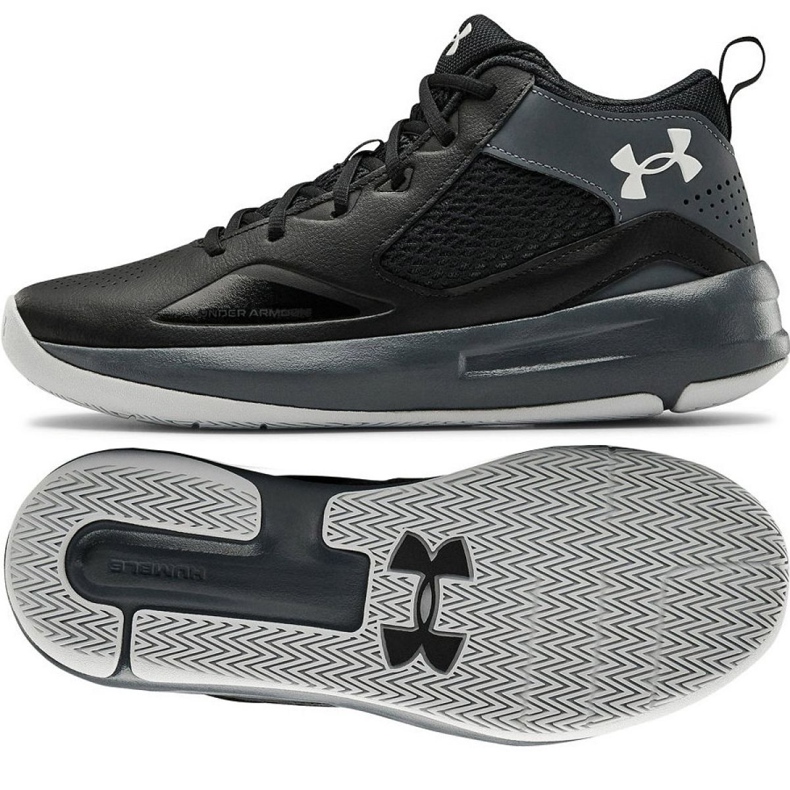 Under Armour Lockdown 5 M 3023949-001 cipele siva, crna crno