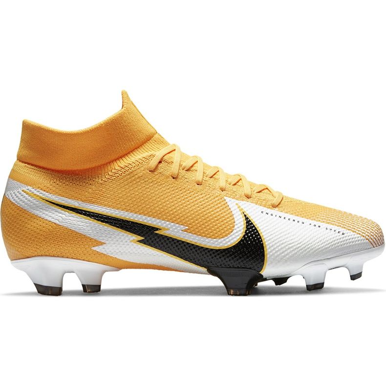 Nike Mercurial Superfly 7 Pro Fg AT5382 801 nogometne cipele naranča zlatna