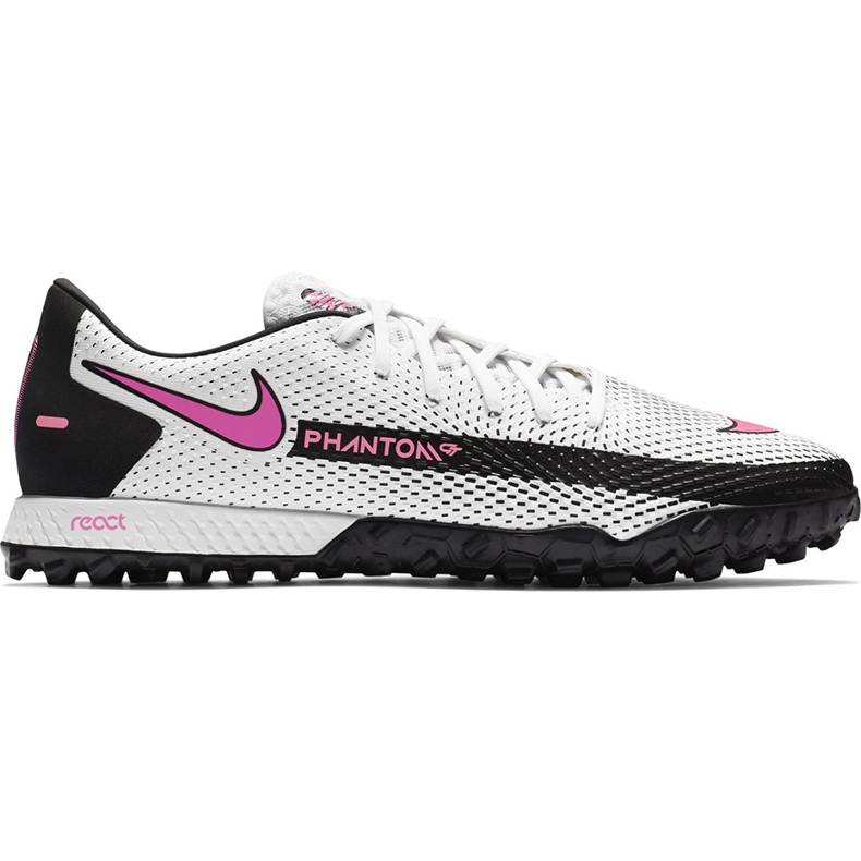 Nike React Phantom Gt Pro Tf CK8468 160 nogometne cipele bijela bijela
