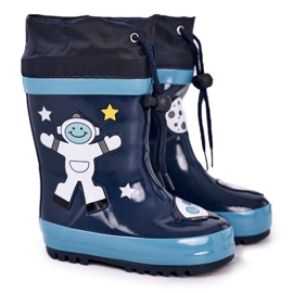 Apawwa Galoše mornarsko -plavog kozmonauta Mordeso bijela tamnoplava