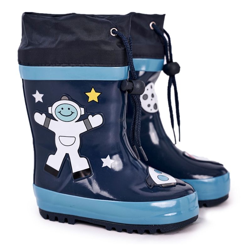 Apawwa Galoše mornarsko -plavog kozmonauta Mordeso bijela mornarsko plava