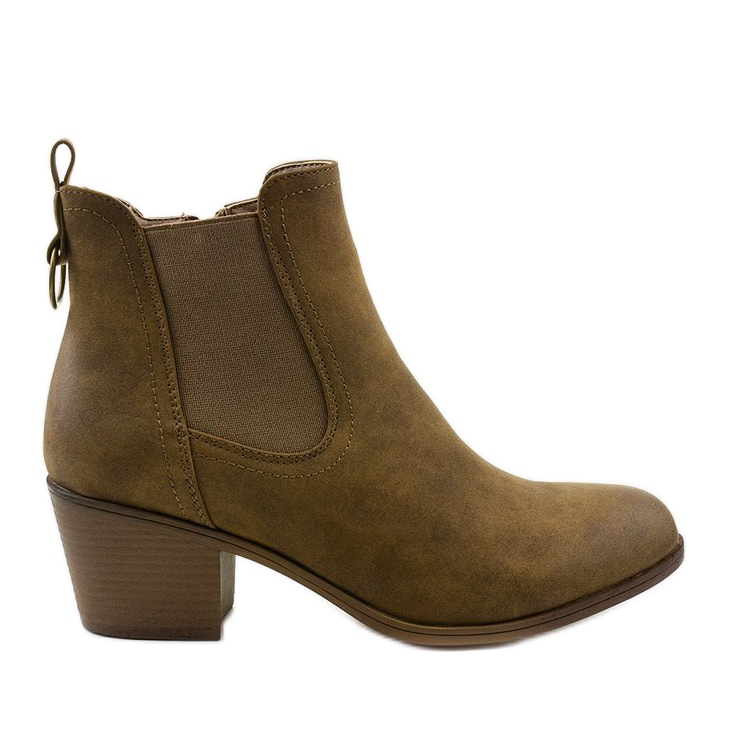 Čizme od gležnjače boje Khaki na Tarrenscribe postu kaki zelena