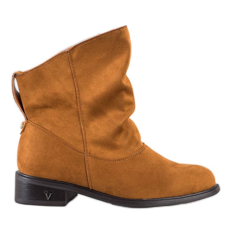 Gogo Čizme sa širokim gornjim dijelom smeđa