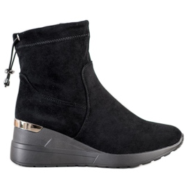 Camo Čizme od antilopa crna