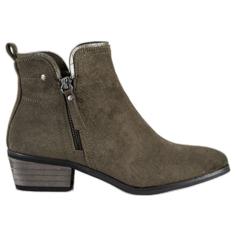 J. Star Čizme s ukrasnim zatvaračem zelena