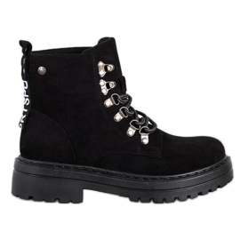 Bestelle Traperi na platformi crna