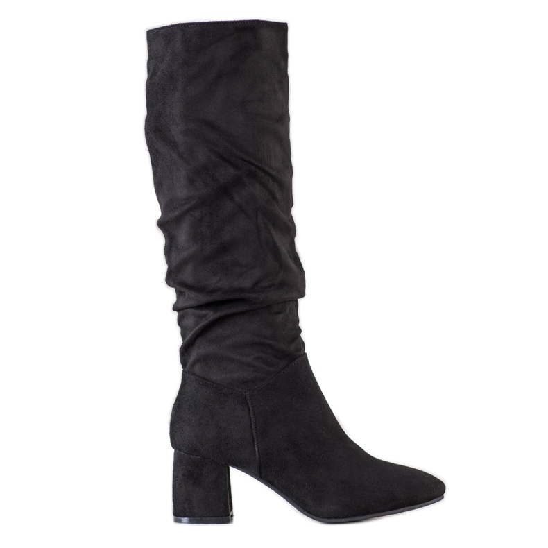 Flyfor Čizme od antilopa crno