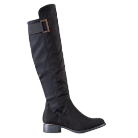 Evento Čizme s ukrasnim pojasom crna