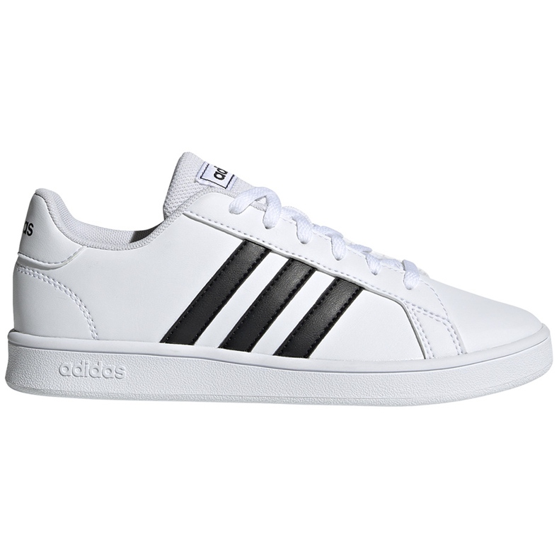 Dječje cipele adidas Grand Court K bijele i crne EF0103 bijela